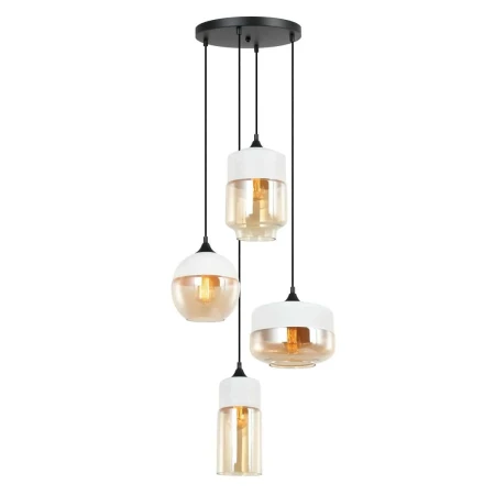 Lampa wisząca nowoczesna MOLINA MDM-4364/4 W+AMB – Italux